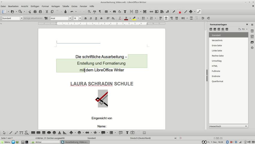 office libre writer