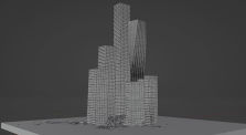 tower 9 simulation outtakes by Blender