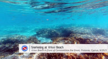 Snorkeling at Vrissi Beach in Protaras, Cyprus (2023) by Scuba