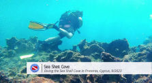 Sea Shell Cove in Protaras, Cyprus (2023) by Scuba