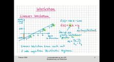 Wachstum: Lineares Wachstum by Mathe-Videos