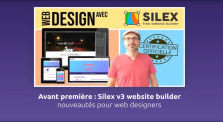 Lancement Silex v3 website builder by Silex v3