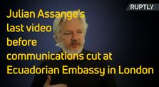 TAPE: Assange's last video before communications cut at Ecuadorian Embassy in London -FULL- by What Would Julian Say