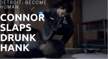 Detroit: Become Human - Connor Slaps Drunk Hank by Main cuqer channel