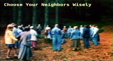 Choose Your Neighbors Wisely by The One Law test