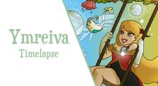 Digital Art Timelapse: Ymreiva from Hellcephira Webcomic by Ypsilenna